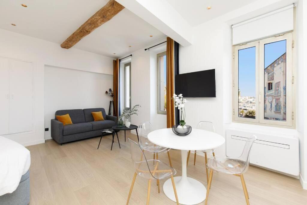 Appartement 33 M2 Comme Une Junior Suite - Vue Port Et Palais Des Festivals คานส์ ภายนอก รูปภาพ
